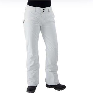 Obermeyer Malta Pant - Women's White Snow SKI Pants SZ 8